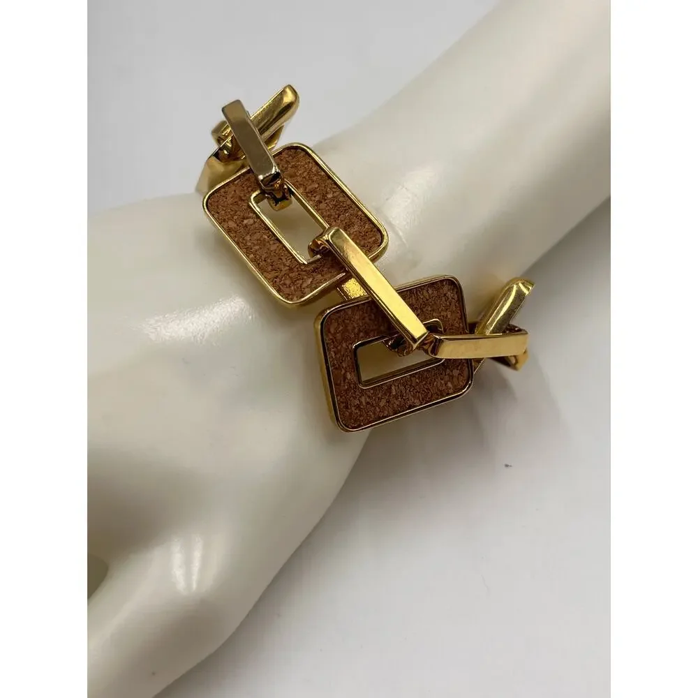 Kate Spade New York Cork City Gold Tone Link Reversible Bracelet‎ - Picture 5 of 12